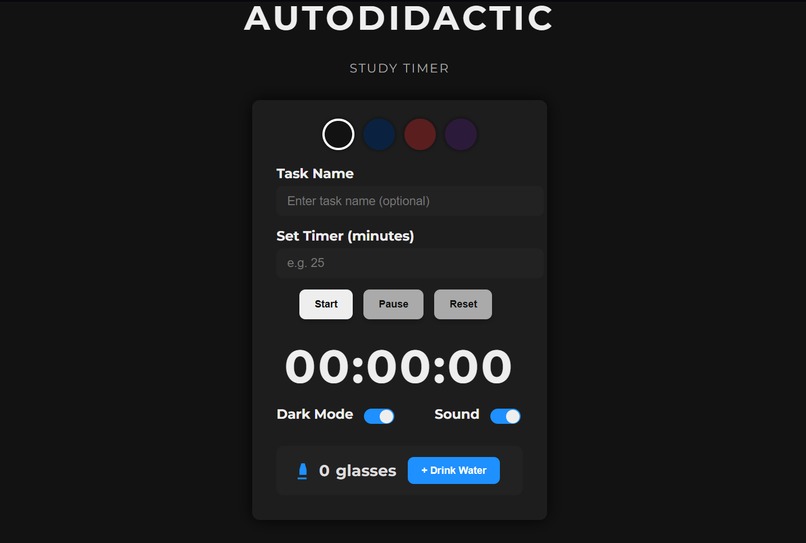 Autodidactic - Study Timer – screenshot 1