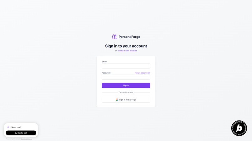 PersonaForge – screenshot 2