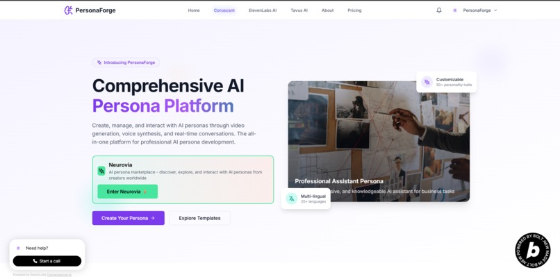 PersonaForge – screenshot 1