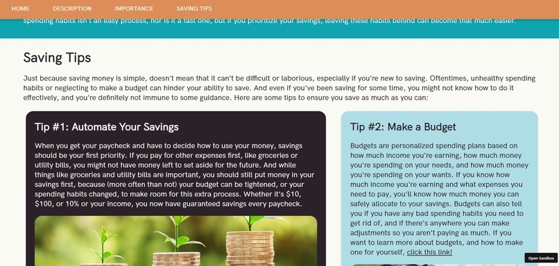First Step Finance – screenshot 5