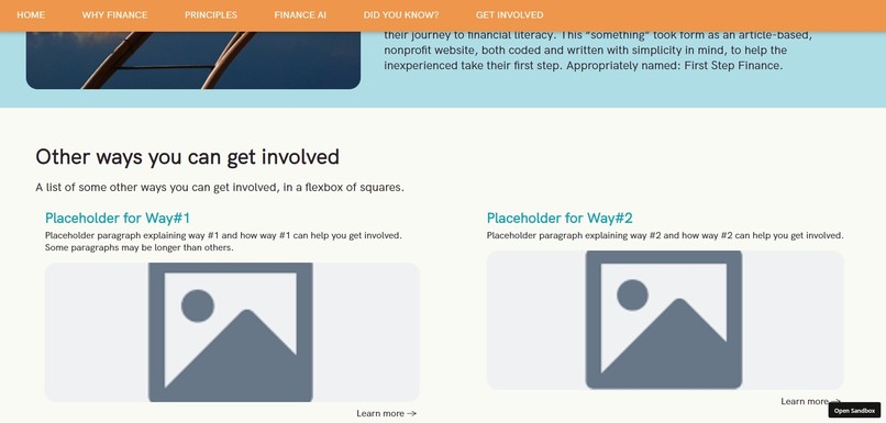 First Step Finance – screenshot 6