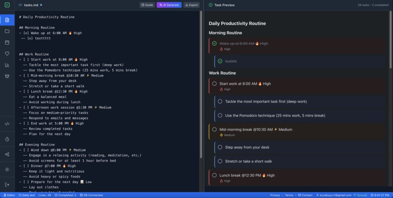 Todo.is – screenshot 2