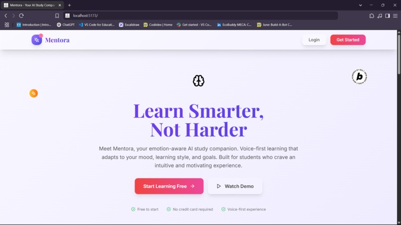 Mentora – screenshot 1