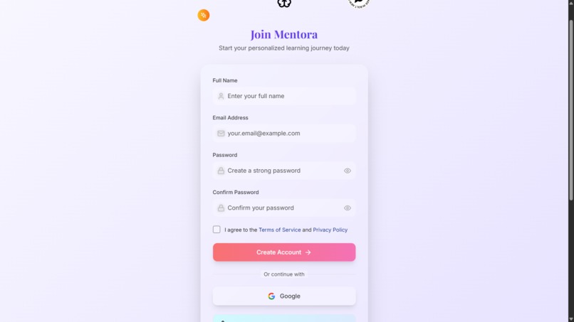 Mentora – screenshot 2