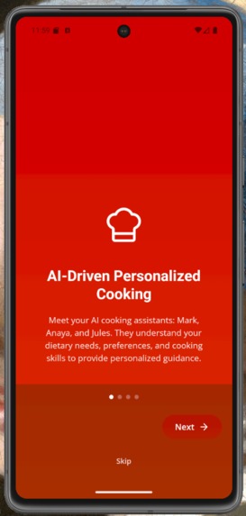 AI Co-Chef Mobile App – screenshot 2