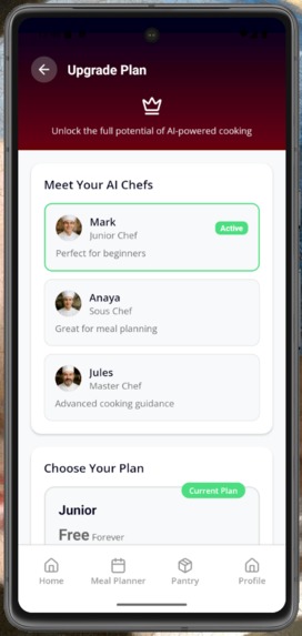 AI Co-Chef Mobile App – screenshot 9