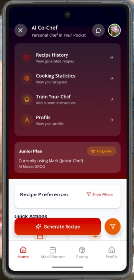 AI Co-Chef Mobile App – screenshot 13