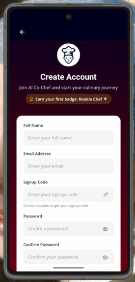 AI Co-Chef Mobile App – screenshot 15