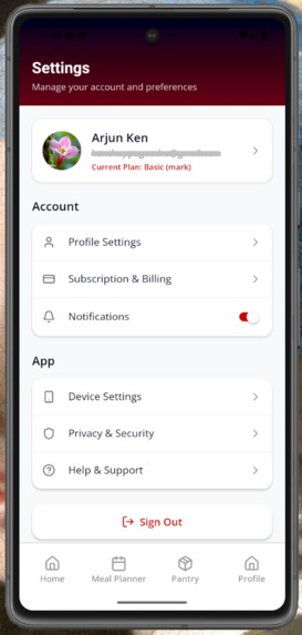 AI Co-Chef Mobile App – screenshot 23