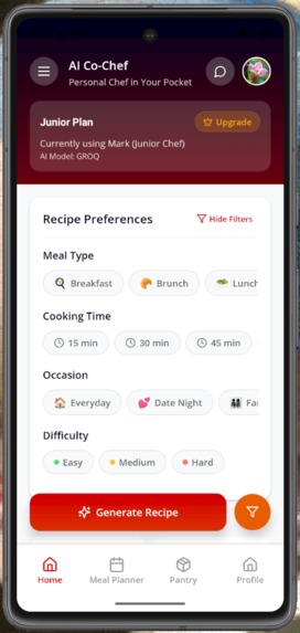 AI Co-Chef Mobile App – screenshot 27