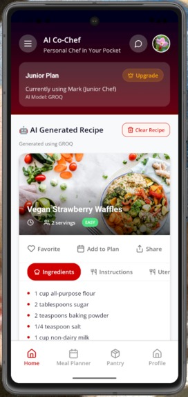 AI Co-Chef Mobile App – screenshot 28