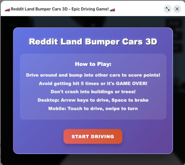 BumpMe - Worst Bumper Cars Ever on Reddit – screenshot 1