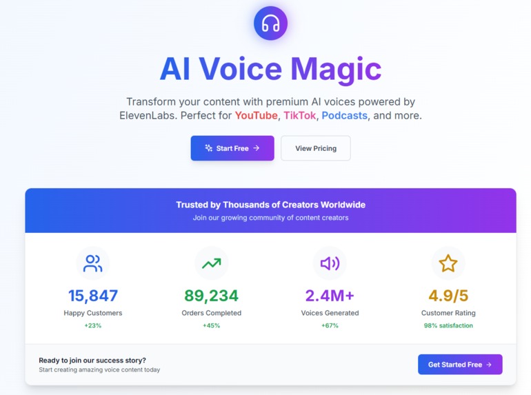 Ai Voice Gen – screenshot 1