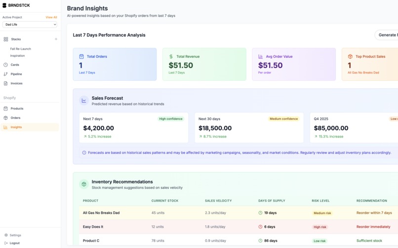 BRND STCK – screenshot 3