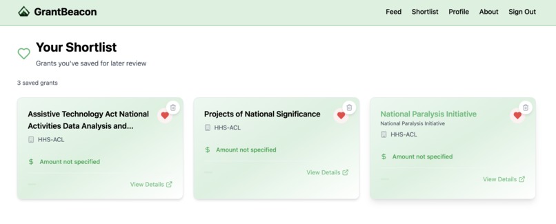 GrantBeacon – screenshot 5