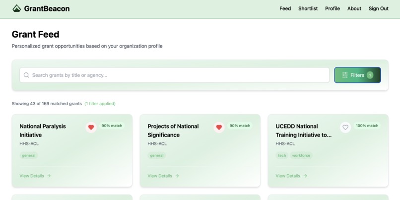 GrantBeacon – screenshot 4