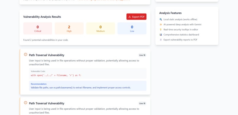 AI Vulnerability Pattern Generator – screenshot 6