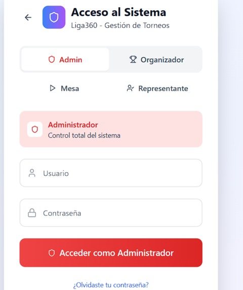 Liga360 – AI-Powered Tournament Control | Built on Bolt – screenshot 2