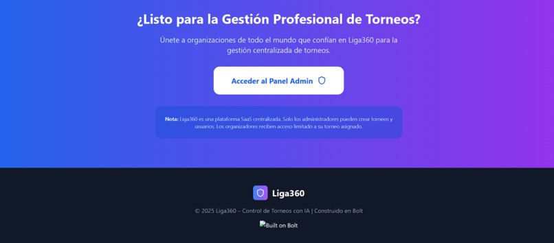Liga360 – AI-Powered Tournament Control | Built on Bolt – screenshot 7