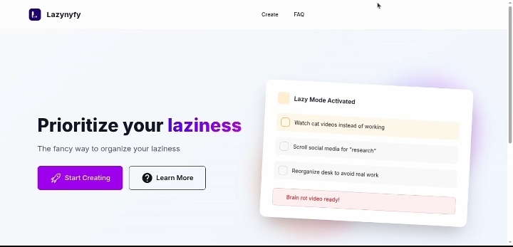 Lazynyfy – screenshot 1