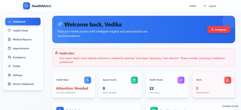 HealthMatch – screenshot 2