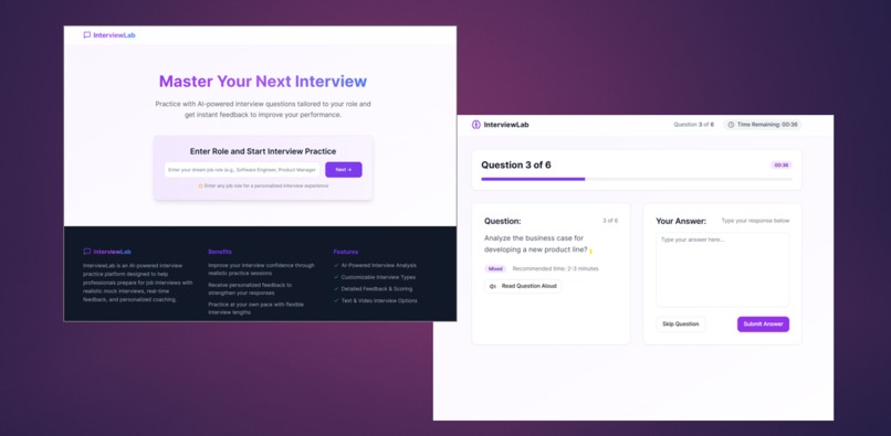 InterviewLab – screenshot 1