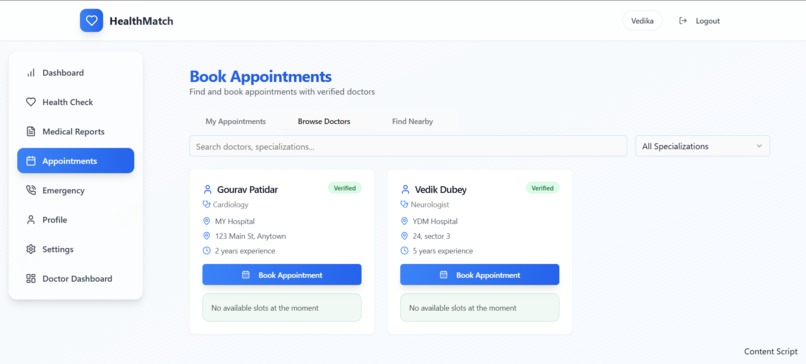 HealthMatch – screenshot 4