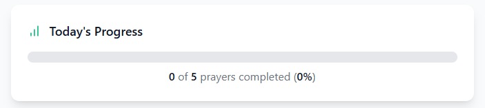 The Five: Moslem Prayer Tracker – screenshot 1