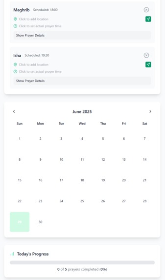 The Five: Moslem Prayer Tracker – screenshot 3
