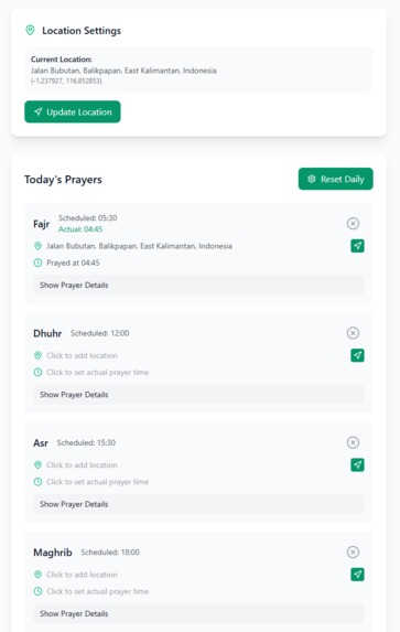 The Five: Moslem Prayer Tracker – screenshot 4