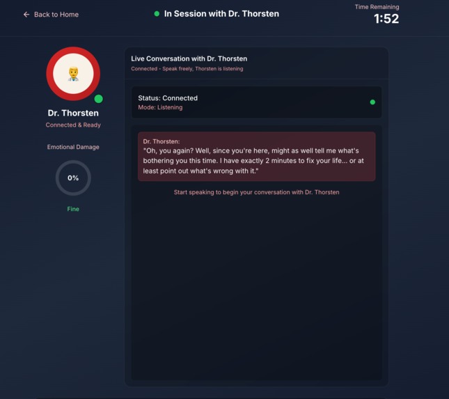 Dr. Thorsten - Your Unqualified Digital Therapist – screenshot 5