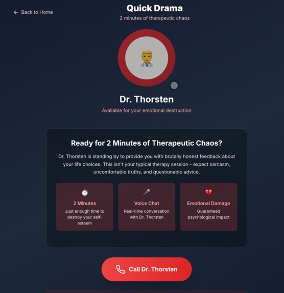 Dr. Thorsten - Your Unqualified Digital Therapist – screenshot 7