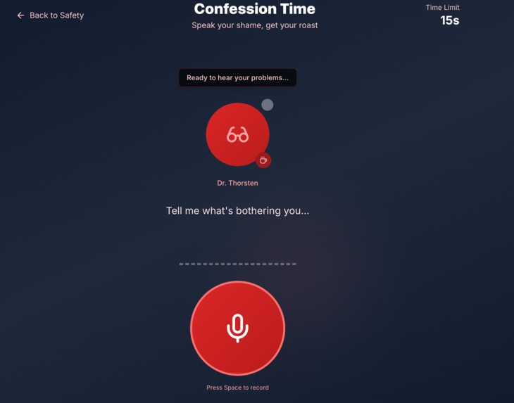 Dr. Thorsten - Your Unqualified Digital Therapist – screenshot 8