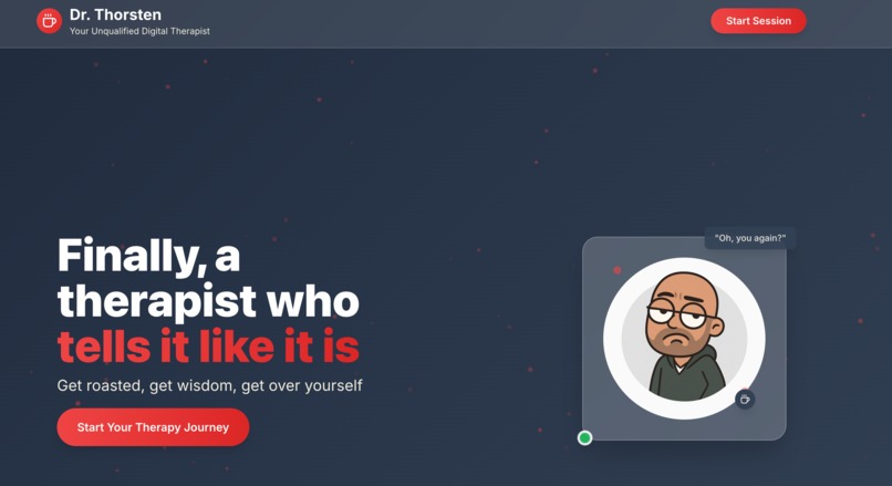 Dr. Thorsten - Your Unqualified Digital Therapist – screenshot 10