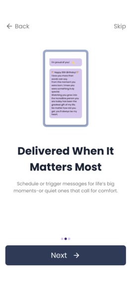 Time Capsule-Messages that Grow with your child.  – screenshot 3