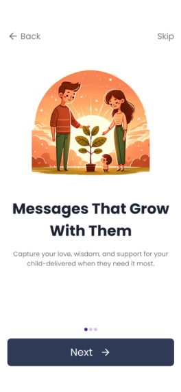 Time Capsule-Messages that Grow with your child.  – screenshot 2