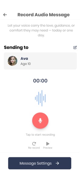 Time Capsule-Messages that Grow with your child.  – screenshot 5