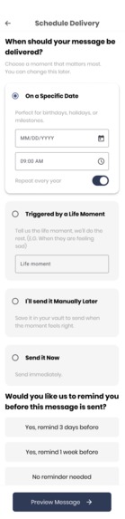 Time Capsule-Messages that Grow with your child.  – screenshot 9