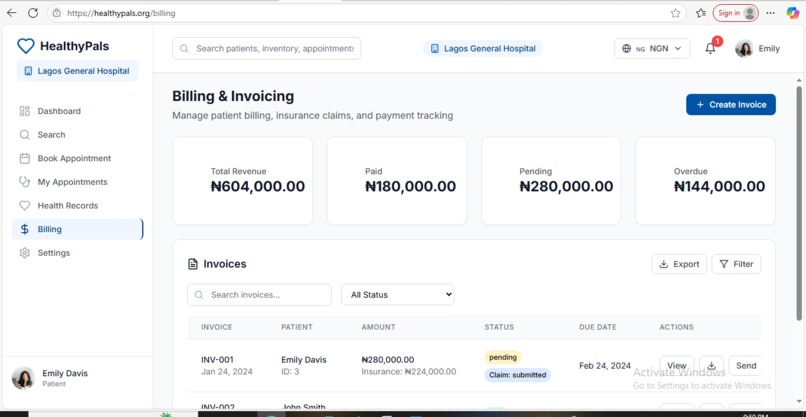HealthyPals: AI-Powered Emergency & Hospital System – screenshot 5
