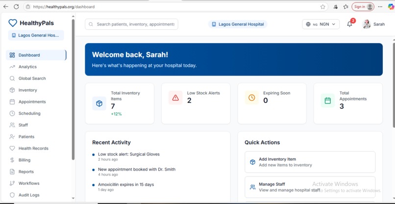HealthyPals: AI-Powered Emergency & Hospital System – screenshot 8