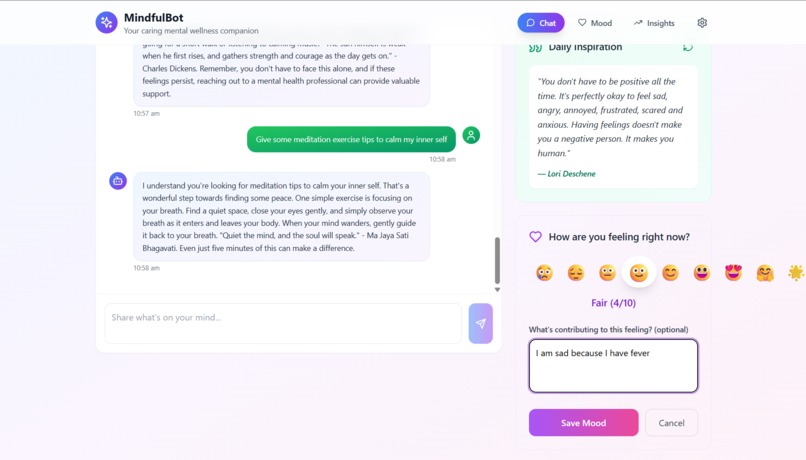 MindfulBot – screenshot 3