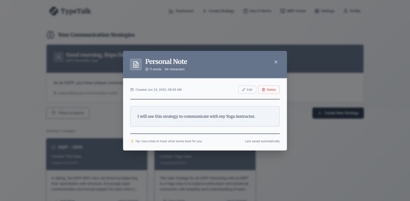 TypeTalk – screenshot 5