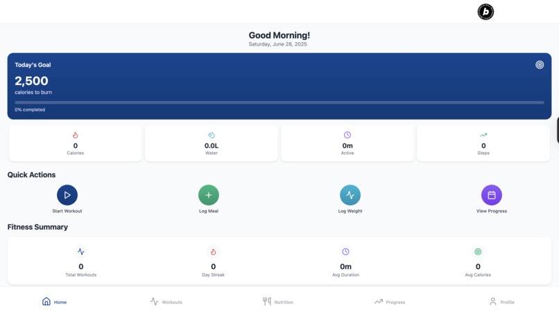 Intrafit – screenshot 1