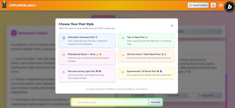 EXPLORERrabbit – screenshot 3