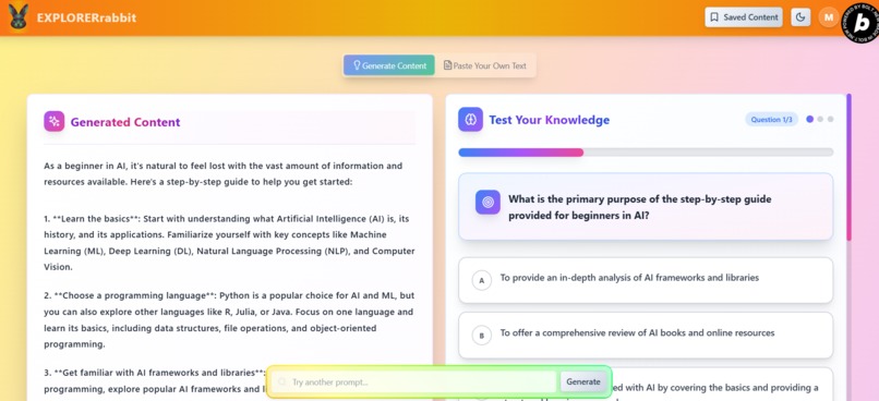 EXPLORERrabbit – screenshot 2