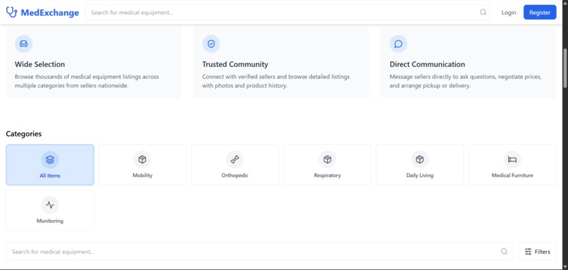 MedExchange – screenshot 2