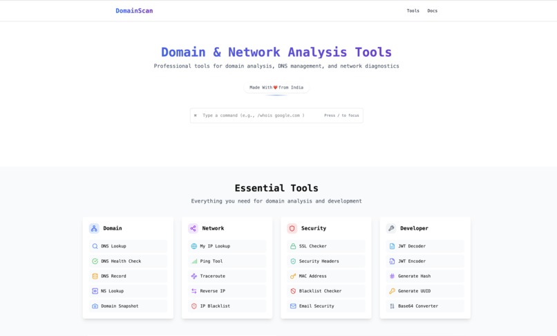 DomainScan – screenshot 2
