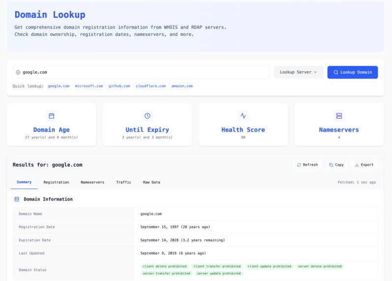 DomainScan – screenshot 3