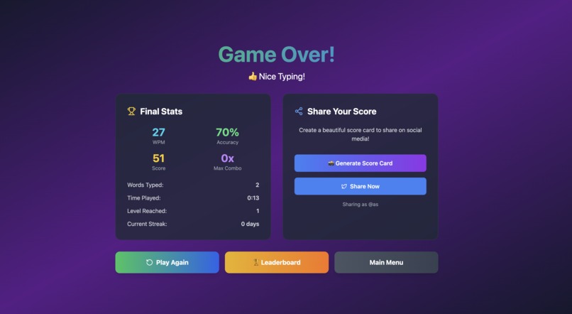 BalloonType Challenge – screenshot 3