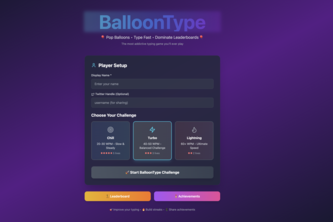 BalloonType Challenge
